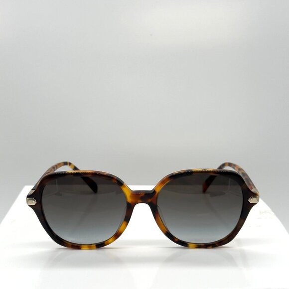 Coach Sunglasses HC8377U CL925 577613 Honey Tortoise Black Gradient Women's Case - Picture 11 of 11